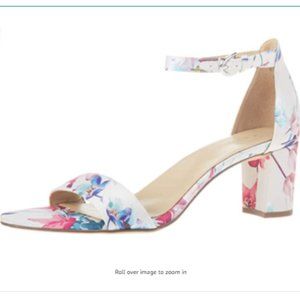 Naturalizer Vera Heeled Sandals/Floral, block heel